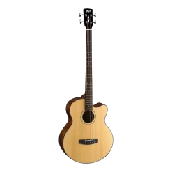 Cort AB850F Acoustic Electric Bass Guitar In Natural