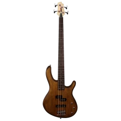 Cort Action PJ Bass Guitar - Open Pore Walnut