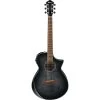 Ibanez AEWC400 TKS Acoustic Guitar In Transparent Black Sunburst -musical instrument aewc400 tks 5b 03