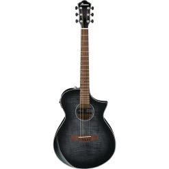 Ibanez AEWC400 TKS Acoustic Guitar In Transparent Black Sunburst
