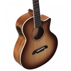 Alvarez Little Jumbo Acoustic Electric Guitar In Shadow Burst -musical instrument allj2ceshb 1