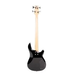 Ashton AB4LBK Bass Guitar Left Handed In Black -musical instrument ashton ab4lbk back 1