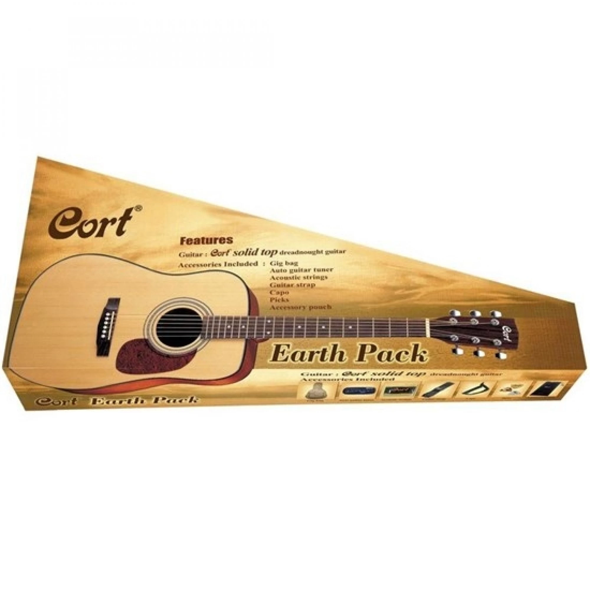 Cort Earth 70 Acoustic Guitar Pack 5 Cort Earth 70 Acoustic Guitar Pack - Image 3