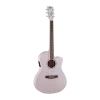 Cort Jade Classic Acoustic Electric Guitar In Pastel Pink Open Pore -musical instrument c11050