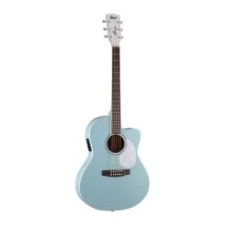 Cort Jade Classic Series Sky Blue Open Pore Acoustic/Electric Guitar