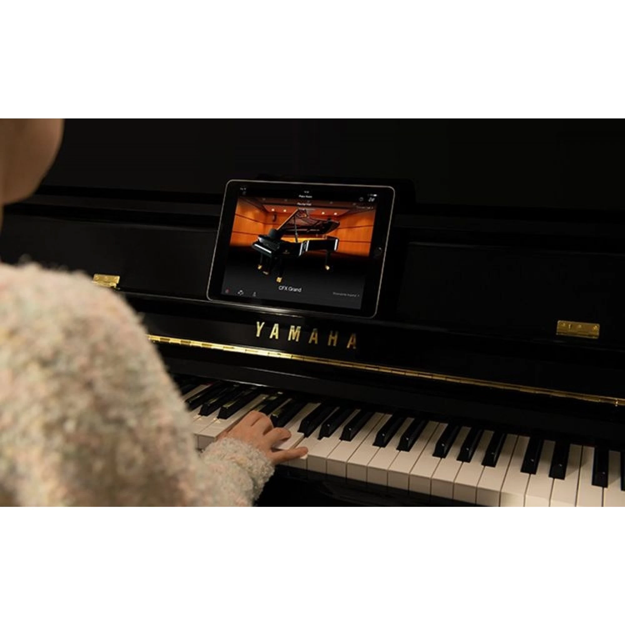 Yamaha U1 TA2 TransAcoustic Polished Ebony Upright Piano 4 Yamaha U1 TA2 TransAcoustic Polished Ebony Upright Piano - Image 2