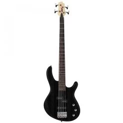 Cort Action PJ Bass Guitar - Open Pore Black