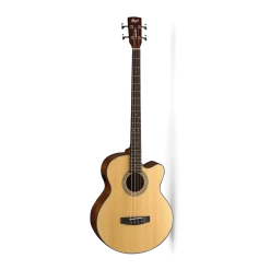 Cort SJB5F Acoustic / Electric Bass Guitar In Gig Bag