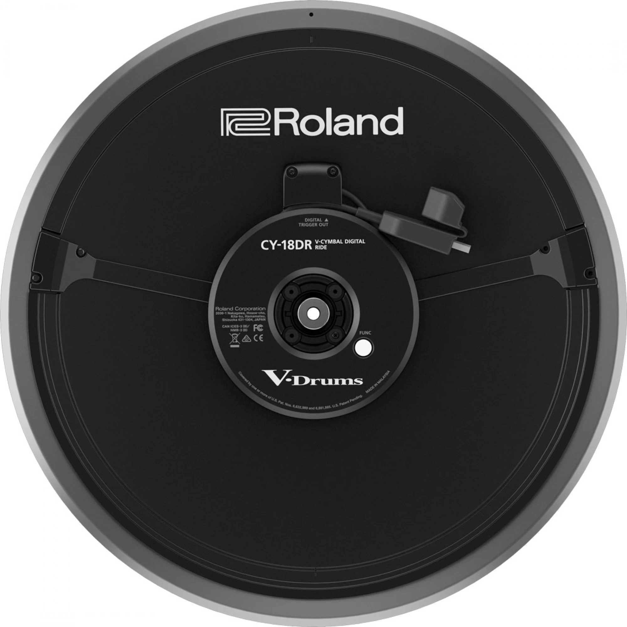 Roland CY18DR 18" Ride V-Cymbal Pad 4 Roland CY18DR 18" Ride V-Cymbal Pad - Image 2