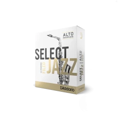 Rico Select Jazz Filed Alto Saxophone Reeds Size 3 Hard - Pack Of 10