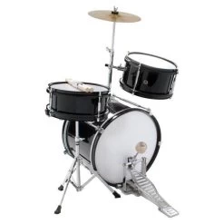 DXP 3pce Junior Drum Kit 3 In Black -musical instrument dxp txj3bk