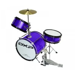 DXP 3pce Junior Drum Kit 3 In Metallic Purple