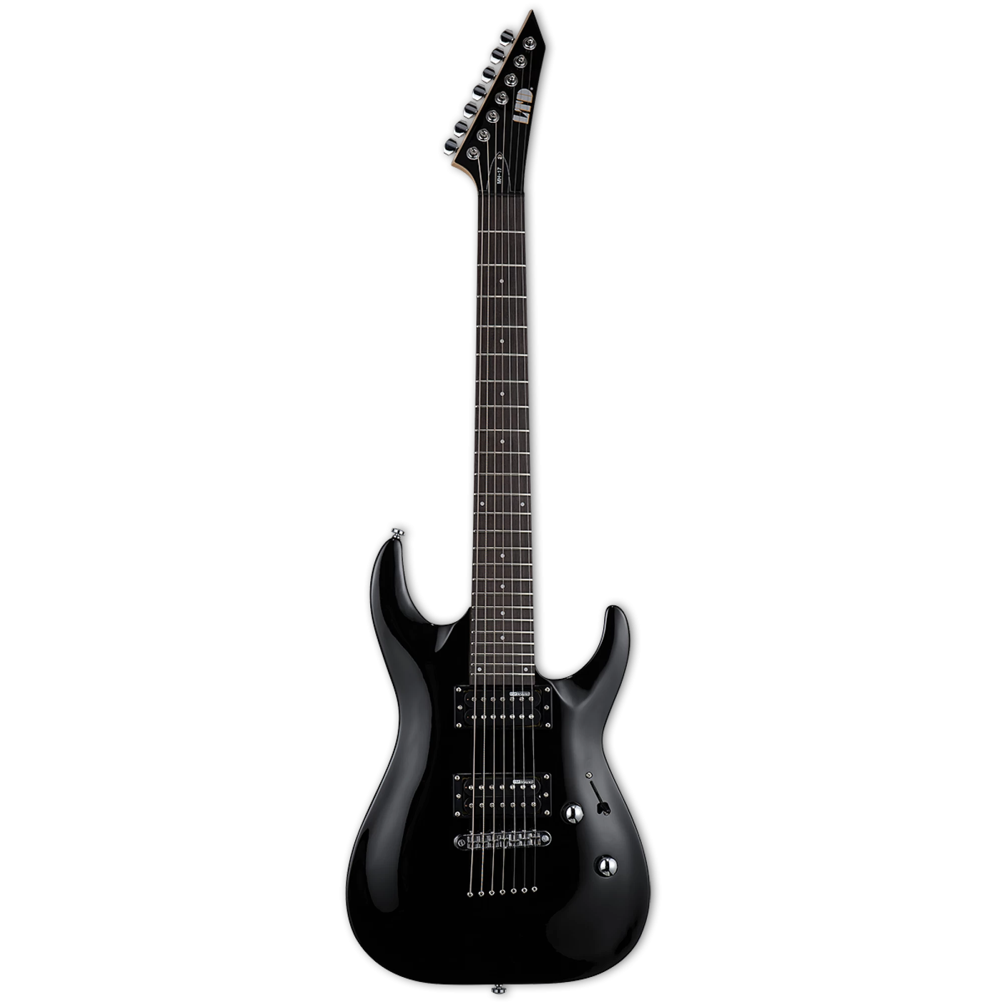 ESP LTD MH17 7 String Electric Guitar In Black 3 ESP LTD MH17 7 String Electric Guitar In Black
