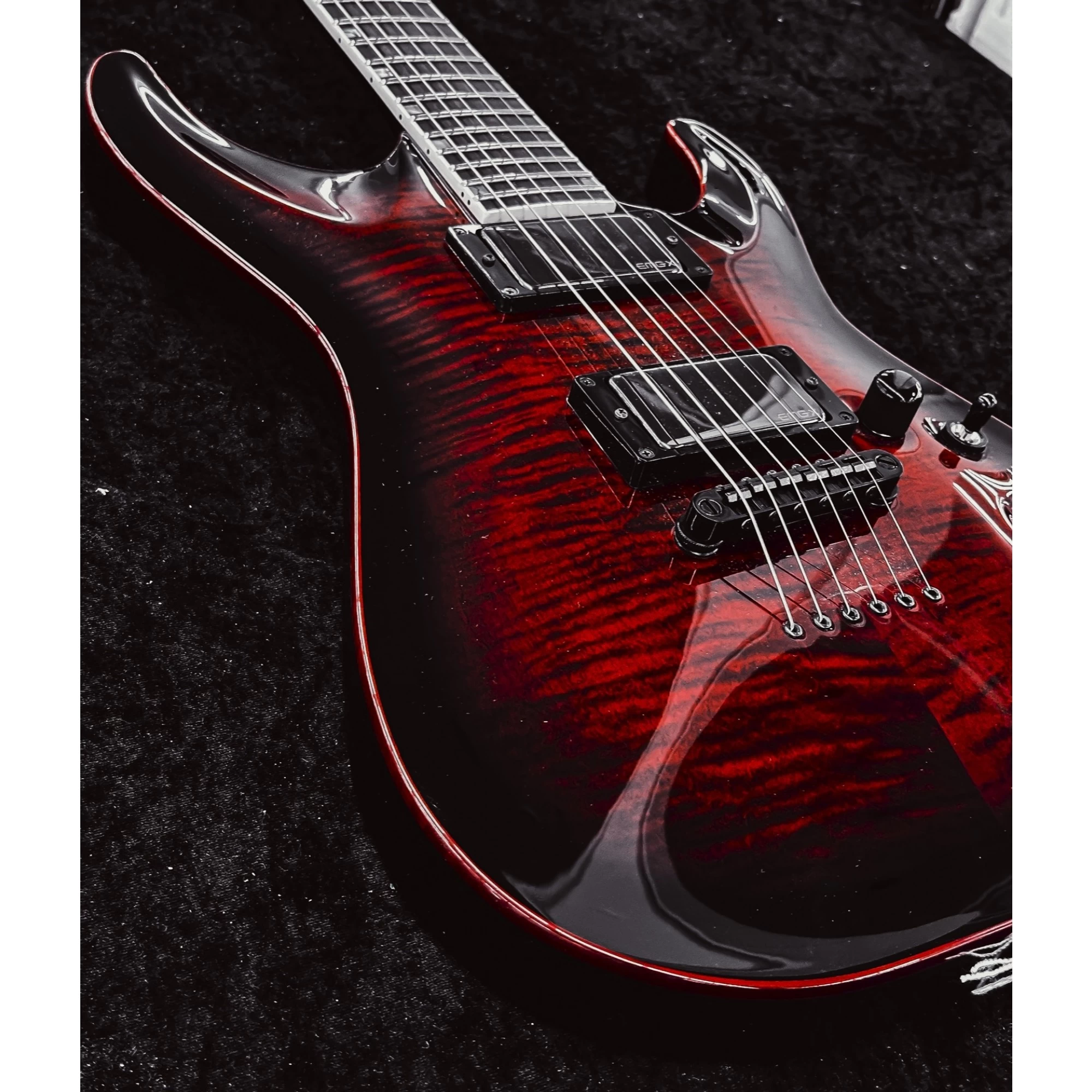 ESP USA Horizon Flame Maple Red 6 ESP USA Horizon Flame Maple Red - Image 4