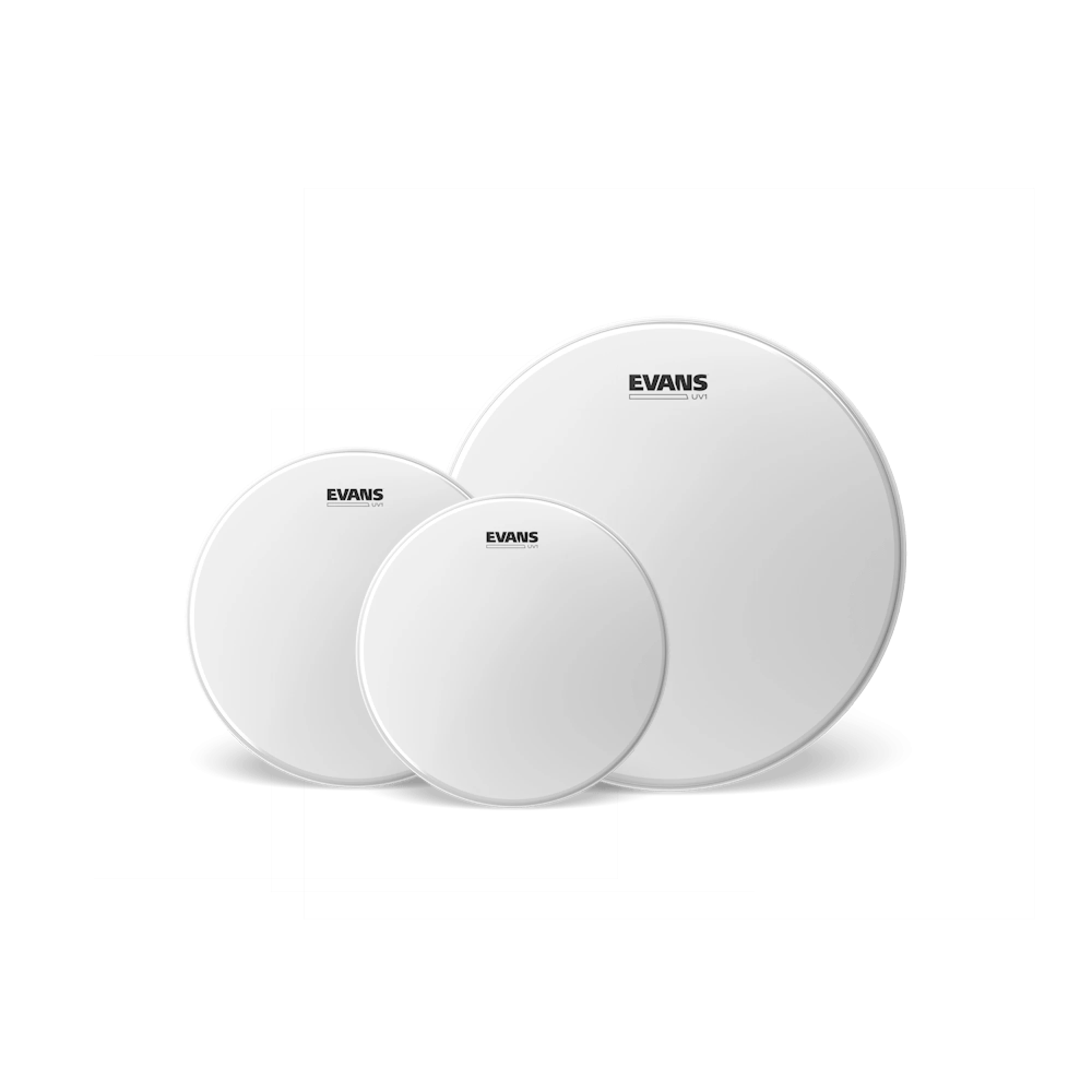 Evans UV1 Coated Tom Pack - Fusion Size (10", 12", 14") 3 Evans UV1 Coated Tom Pack - Fusion Size (10", 12", 14")