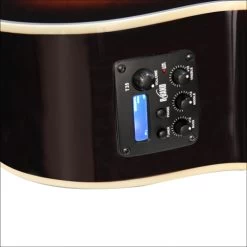 Ashton SL29CEQ Acoustic Guitar With Pickup In Wine Red Sunburst -musical instrument f pickup 1 1 1