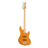 Cort GB74JJ Active/Passive Electric Bass Guitar In Amber -musical instrument gb74jjnewmainamber1
