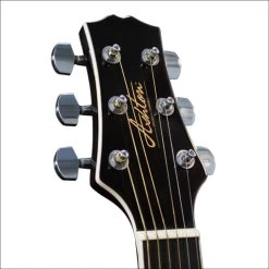 Ashton SL29CEQ Acoustic Guitar With Pickup In Wine Red Sunburst -musical instrument headstock 1 1 1