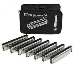 Hohner Blues Harmonica Starter Pack 7 Harps