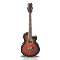 Ashton SL29/12CEQ 12-String Acoustic Electric Guitar - Tobacco Sunburst