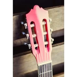 Ashton CG44 Nylon String Guitar Pack - Pink -musical instrument img 7230