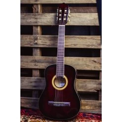 Ashton CG12 1/2 Size Nylon String Guitar Pack Purple -musical instrument img 7258 1