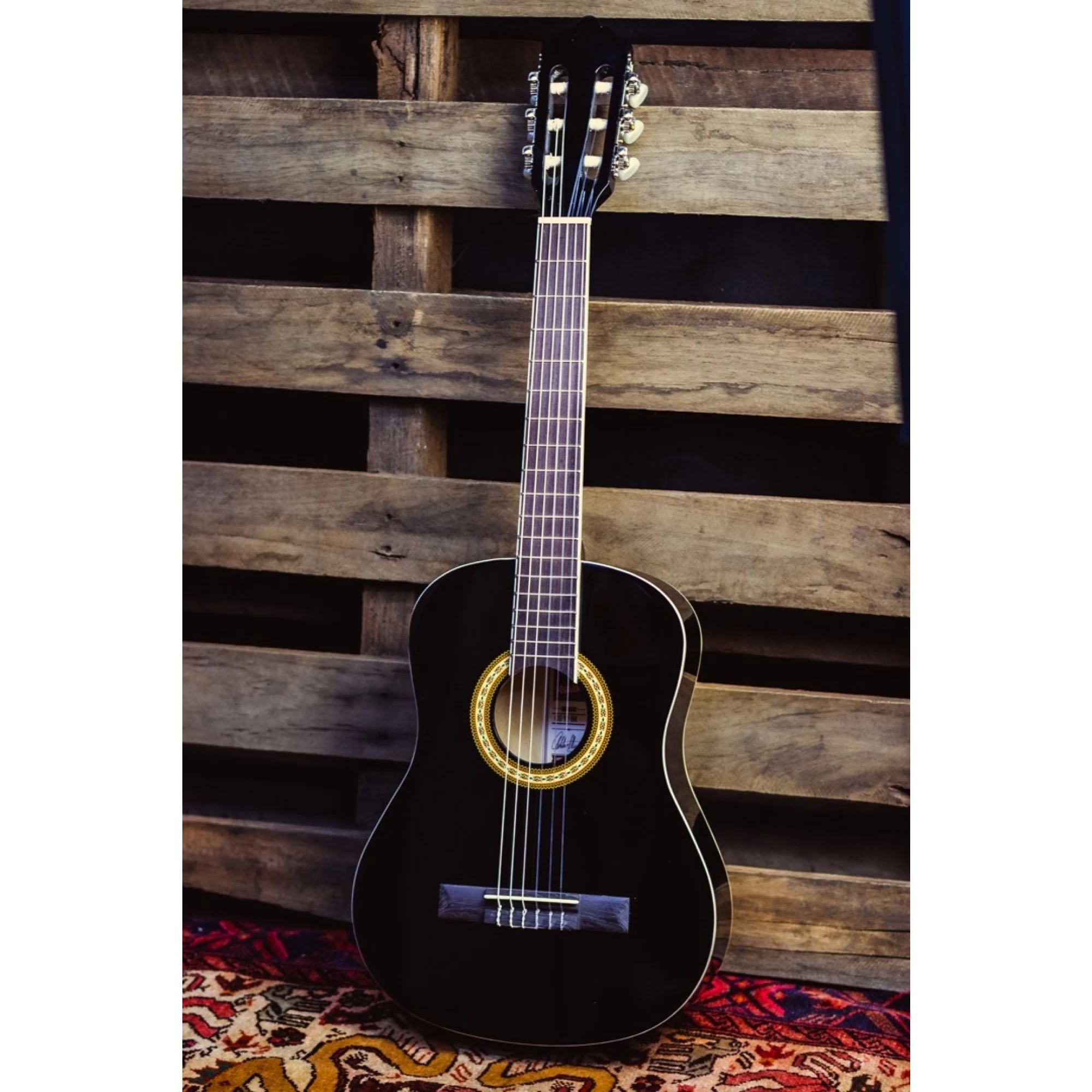 Ashton CG12 1/2 Size Nylon String Guitar Pack Black 5 Ashton CG12 1/2 Size Nylon String Guitar Pack Black - Image 3