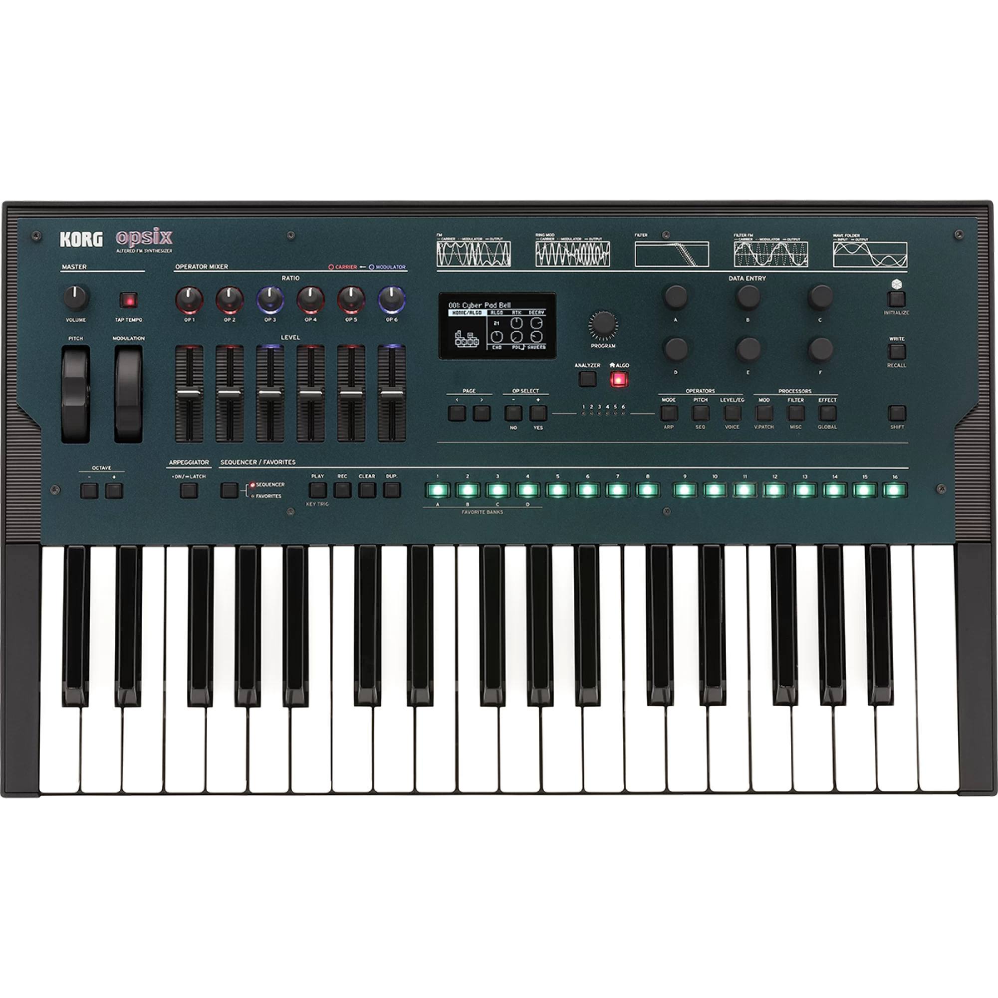 Korg OPSIX FM Synthesizer 3 Korg OPSIX FM Synthesizer