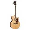 Cort L100F Luce Series Acoustic Electric Guitar In Natural Satin -musical instrument l100fnewfull