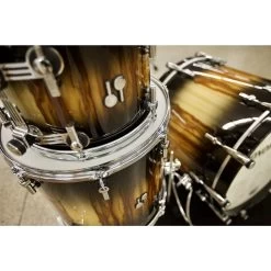 Sonor SQ2 3 Piece Shell Pack In Birch With African Marble / Black Fade -musical instrument mg 4489