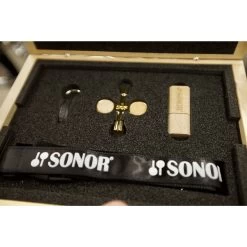 Sonor SQ2 3 Piece Shell Pack In Birch With African Marble / Black Fade -musical instrument mg 4495