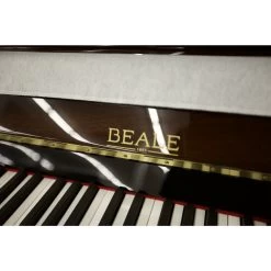 Beale UP121Z Upright Piano In Ebony Grained Mahogany -musical instrument mg 4749