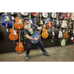 Gretsch Custom Shop Masterbuilt G6134CS-59 Penguin In Lake Placid Blue Closet Classic Relic 21 Gretsch Custom Shop Masterbuilt G6134CS-59 Penguin In Lake Placid Blue Closet Classic Relic -musical instrument mg 5266