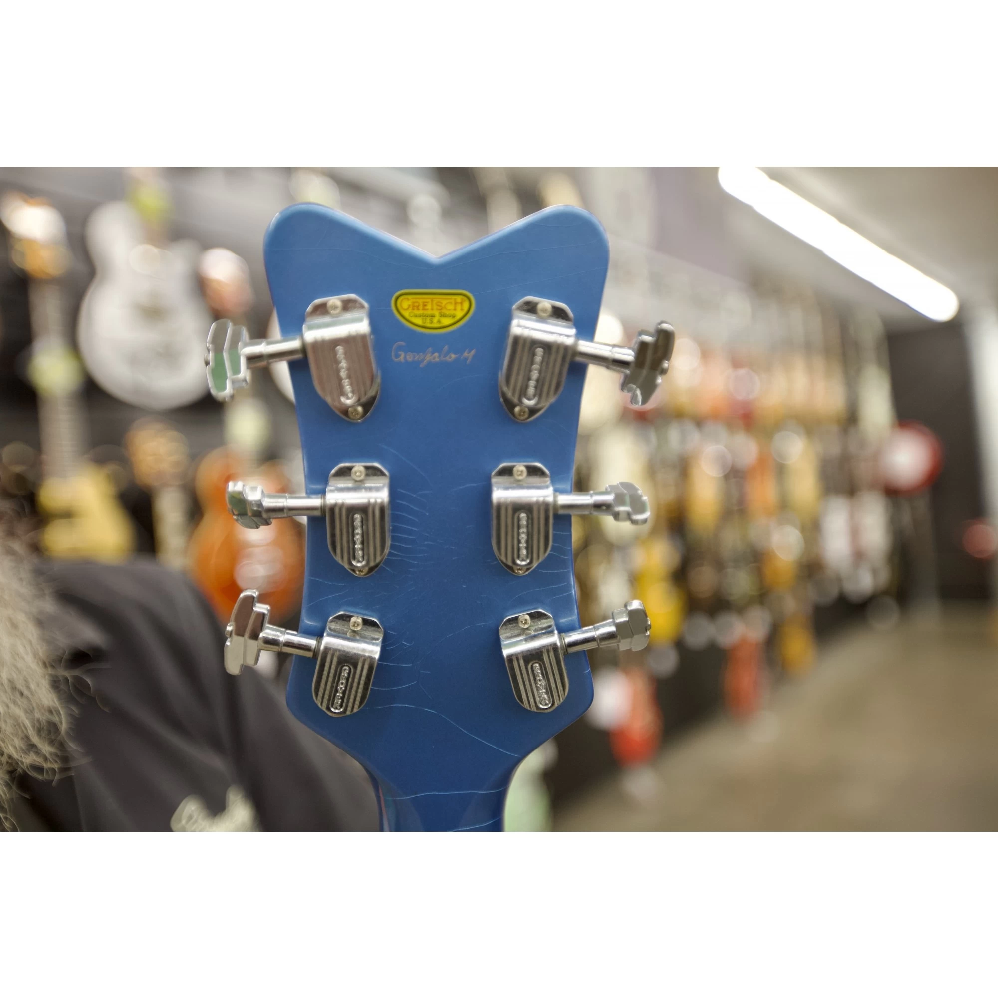 Gretsch Custom Shop Masterbuilt G6134CS-59 Penguin In Lake Placid Blue Closet Classic Relic 13 Gretsch Custom Shop Masterbuilt G6134CS-59 Penguin In Lake Placid Blue Closet Classic Relic - Image 11