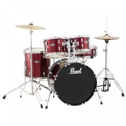 Pearl Roadshow 5pce Junior Drum Kit In Wine Red