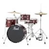 Pearl Roadshow 18" 4pc Drum Kit Package In Red Wine -musical instrument pearl roadshow red