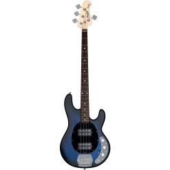 Sterling By Musicman Stingray Ray4HH Bass Guitar In Pacific Blue Burst Satin