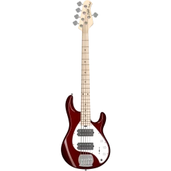 Sterling By Musicman Stingray Ray5HH Bass Guitar In Candy Apple Red