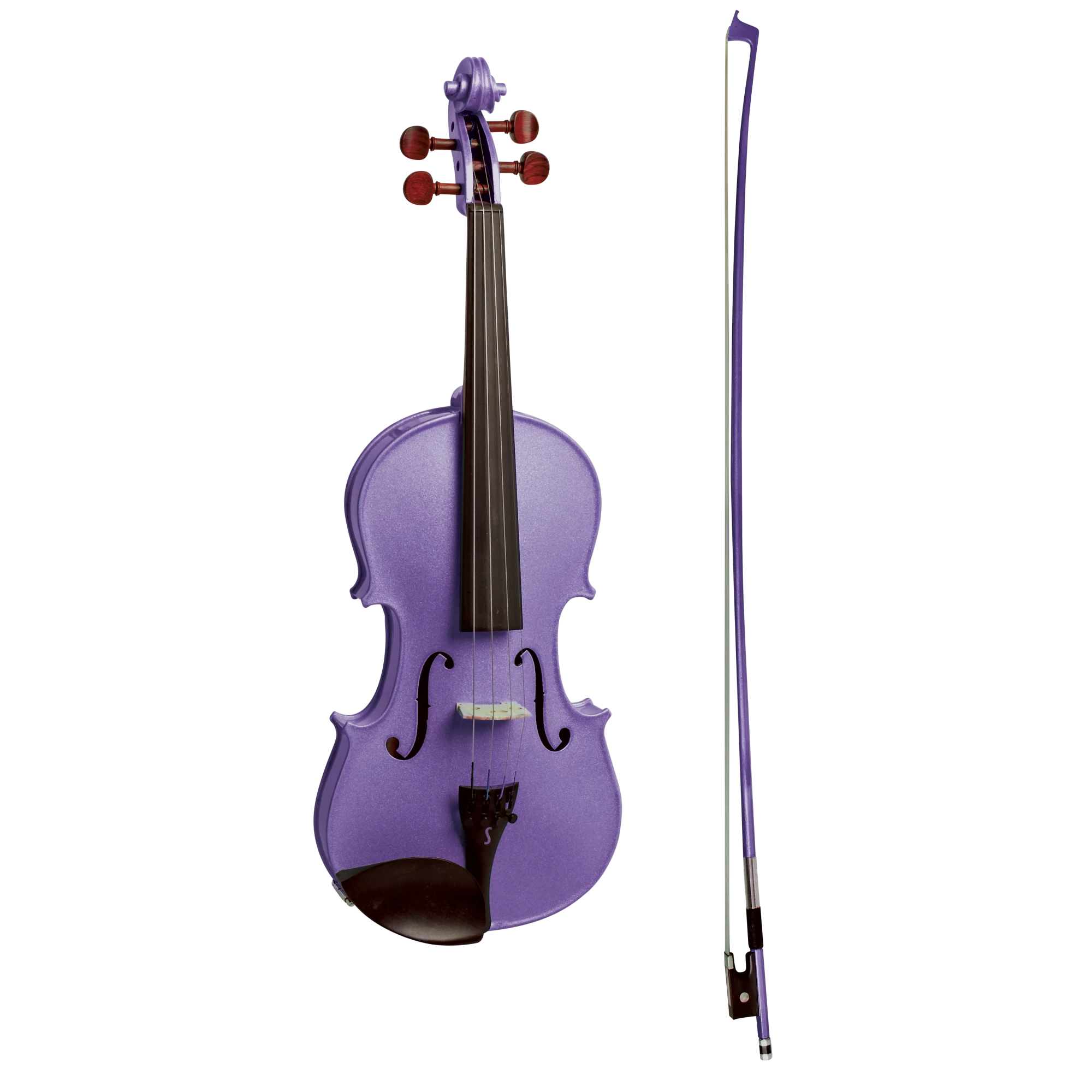 Stentor Harlequin Series 4/4 Full Size Violin In Metallic Deep Purple 3 Stentor Harlequin Series 4/4 Full Size Violin In Metallic Deep Purple