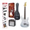 SX SE1SK 4/4 Full Size Electric Guitar Kit In White 1 SX SE1SK 4/4 Full Size Electric Guitar Kit In White -musical instrument se1skb white