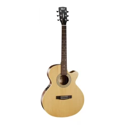 Cort SFX-ME Slim Body Acoustic Electric Guitar In Natural
