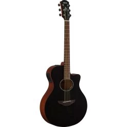 Yamaha APX600M Acoustic-Electric Guitar In Smoky Black -musical instrument small jpeg apx600m smb angle