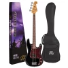 SX SPB62 Vintage 62 Style Bass Guitar In Black -musical instrument spb62b