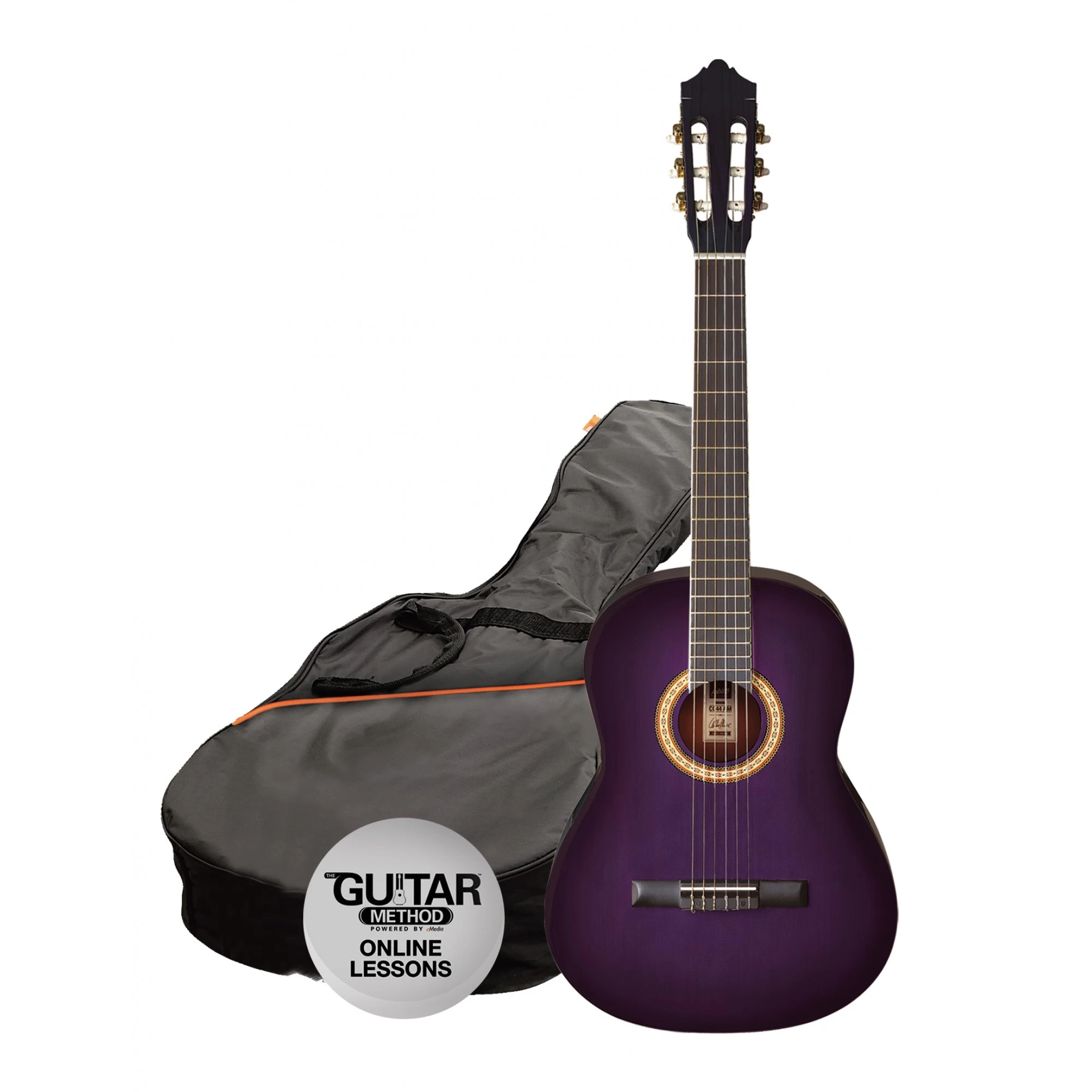 Ashton CG44 Nylon String Guitar Pack - Purple 3 Ashton CG44 Nylon String Guitar Pack - Purple