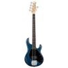 Sterling By Music Man Ray5 Electric 5 String Bass In Trans Blue Satin -musical instrument sterling sub ray 5 trans blue satin