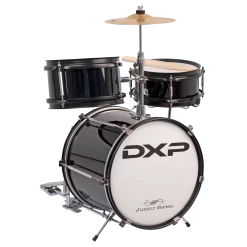 DXP 3pce Junior Drum Kit 3 In Black