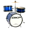 DXP 3pce Junior Drum Kit In Metallic Blue -musical instrument txj3mbl