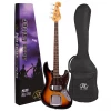 SX VEJ62 Vintage 62 Jazz Style Bass Guitar In Tobacco Sunburst -musical instrument vej62ts
