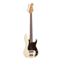 SX P&J Bass In White Includes Gig Bag