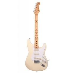 SX Vintage Style Electric Guitar In Vintage White
